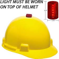 Universal Industrial Supply Hard Hat Safety Light Kit Red Led
