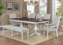 Having beautiful chairs sets the tone for the room, whether you're looking for a modern decor or traditional elegance. Crown Mark Bardot Cottage 7 Piece Dining Set With Upholstered Bench Royal Furniture Table Chair Set With Bench