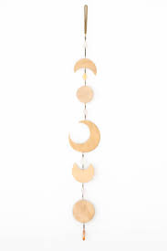 Gold Moon Chime Gathered Home Clay Wall Hanging Cheap Home Decor Decor
