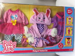 Baby Alive Pretty Lil Fashion Clothing Set 3 Outfits Boxed Fits 12 14 Dolls Funrise Clothingacce Baby Alive Doll Clothes Baby Alive Dolls Baby Doll Nursery