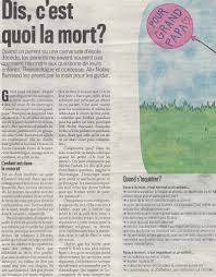 Car, au jour que tu en mangeras, tu mourras certainement. Dis C Est Quoi La Mort Alix N Burnand Contes Et Spectacles La Mort Et Le Deuil
