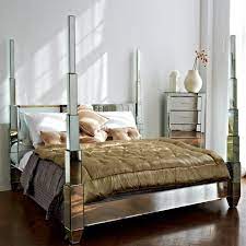 10 modern four poster beds styles and pictures mirrored bedroom furniture mirrored furniture bedroom decor interior design