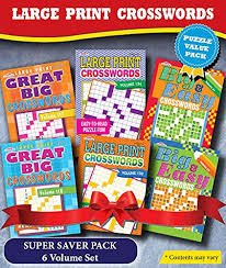 Games world of puzzles is the premier game and puzzle magazine in north america. Kappa Super Saver Large Print Crosswords Puzzle Pack Set Of 6 Full Size Books Kappa Books Publishers 9781559930215 Amazon Com Books