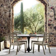 Modern outdoor dining tables from room & board. Tulip Indoor Outdoor Round Dining Table Williams Sonoma