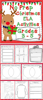 Christmas Activities No Prep Christmas Reading And Writing For Digital Print Christmas Literacy Activities Christmas Reading Activities Christmas Literacy