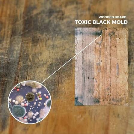 Wooden Cutting Boards These natural materials can harbor bacteria and mold  in grooves and cuts, even if not visible, which can contaminate your food  over time and potentially make you sick. They