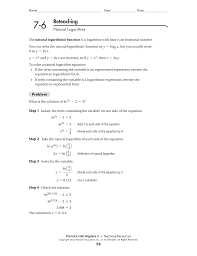 It is very important in solving problems related to growth denition: 7 6 Reteaching Answers