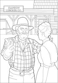 Mr Edwards Coloring Page Little House On The Prairie I 2020