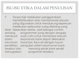 View 7.1a etiket 'online'.ppt from bm sjkc gwp 1092 at institut pendidikan guru kampus batu lintang. Ppt Bab 8 Etika Dalam Penulisan Dan Plagiat Powerpoint Presentation Free Download Id 6288327