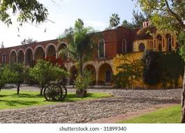 Modern courtyard house plan 61custom contemporary modern house. View Contemporary Mexican Style House Stock Photo Edit Now 31899340