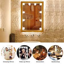 Makeup vanity sets are wonderful for use in large bathrooms. Mirror Not Included Ctlite 10pcs Vanity Light Bulb Strip Hollywood Style Vanity Mirror Light 6500k Daylight White Led Bulbs For Makeup Mirror Vanity Table Set In Dressing Room Bath Mirror Lamps Bathroom