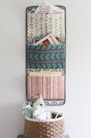 And thus, the caddy is now elevated and easily within reach. Diy Fabric Wall Organizer Spoonflower Blog