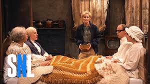 Charlie and the chocolate factory grandparents in bed 2005. Snl Answers Unasked Question About Willy Wonka Grandparents