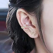 Ear Cuff No Piercing Ear Cuff Non Pierced Hypoallergenic Earrings Handmade Jewelry Ear Cuff Earings Ear Cuff Elf Ear Cuff