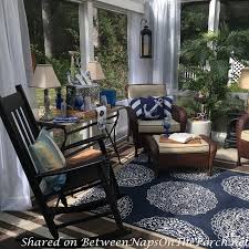 This type of decoration which has been termed nautical home decor it is not only quite popular along the coastlines of many countries but also in the interior sections as well. Nautical Decor Tablescape For A 3 Season Porch Between Naps On The Porch