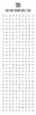Follow along by looking at the sketches below to learn how to draw this cute, smiling monster. 300 Food Hand Drawn Doodle Icons How To Draw Hands Journal Doodles Doodles