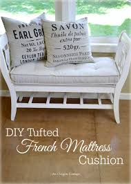 High quality style inspired pillows & cushions by independent artists and designers from around the world.all orders are custom made and most ship worldwide within 24 hours. Diy Tufted French Mattress Cushion Ballard Catalog Knockoff An Oregon Cottage