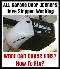 Keypad stopped working, changed battery, worked for about 2 or 3 times. All My Garage Door Openers Have Stopped Working What Can Cause This