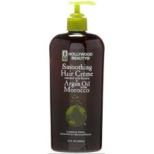 Hollywood Beauty Argan Smoothing Creme In 2020 Beauty Creme Smooth Hair