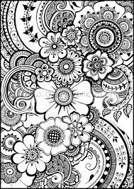This includes the collage preview above and each. Pin By Sam Diva On Colouring Paisley Coloring Pages Flower Henna Paisley Color