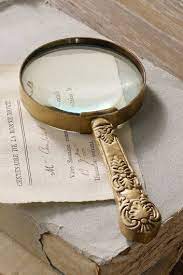 Pin By Janet Snyman On Victorian Magnifying Glass Glass Collection Vintage Office
