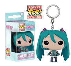 Funko Pocket Pop Vocaloid Hatsune Miku Keychain Hatsune Miku Hatsune Miku