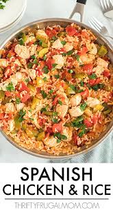 One Pan Spanish Chicken And Rice Recipe In 2020 Easy Spanish Recipes Spanish Chicken Chicken And Spanish Rice
