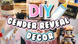This simple diy gender reveal centerpiece makes the ideal decoration for your party and is really easy to make. Baby Gender Reveal Diy Easy Gender Reveal Party Decor Youtube