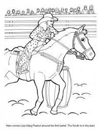 Dixie Stampede Coloring Sheet Lisa Peanut Barrel Racing Horse Coloring Pages Coloring Pages Super Mario Coloring Pages