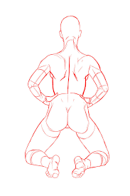 Another free people for beginners step by step drawing video tutorial. Kneeling Drawing Reference And Sketches For Artists