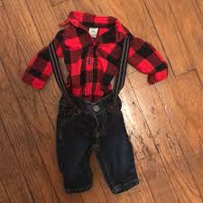 Carter S Matching Sets Carters Newborn Lumberjack Outfit Poshmark