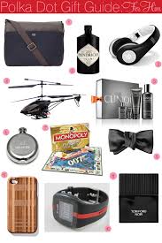 Today i am back with a fun and easy gift guide for the hardest person to shop for, him! Polka Dot Christmas Gift Guide For Him Polka Dot Wedding