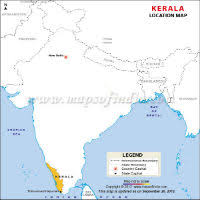 Searchable map/satellite view of kerala. Kerala