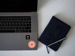 Free Sticker On Laptop Mockup Psd In 2020 Commercial Use Fonts Laptop Stickers Free Mockup