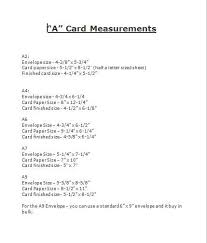 Square card blanks are measured in centimetres or inches, while dl card blanks have one set size: Measurements For A Size Cards A2 A4 Card Layout Card Making Techniques Shaped Cards