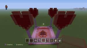 Here is a tutorial on how to build a valentine heart house . Valentine Build Minecraft Amino