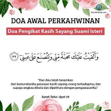 Setelah kita menikah, kita akan dihadapkan sama allah s.w.t ujian2 rumah tangga yang tujuannya untuk menambah kesabaran dan ke ikhlasan kita menjalani kehidupan berumah tangga. Petua Ibu Koleksi Doa Awal Perkahwinan Doa Facebook