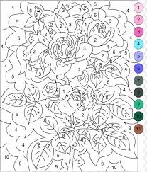 Daisies spread joy coloring page. Color By Number Coloring Pages 100 Printable Coloring Pages
