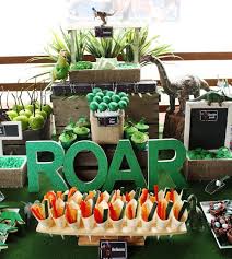 T Rex Dinosaur Party Ideas Decor Planning Birthday Idea Dinosaur Themed Birthday Party Birthday Party At Park Dinosaur Birthday Party