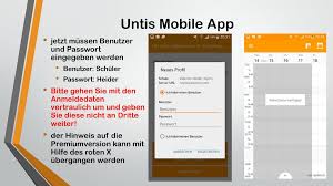 Untismobile App Webuntis Ppt Herunterladen
