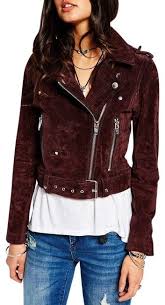 Blanknyc Purple Morning After Plum Suede Leather Moto Jacket Size 2 Xs 68 Off Retail Moto Biker Jacket Jackets Biker Jacket
