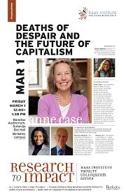 Deaths of Despair and the Future of Capitalism" with Anne Case