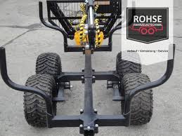 Edelstahl / alu anhänger gebremst. Kleine Ruckeanhanger Mit 1 5t Nutzlast Fur Quad Atv Und Pkw Forsttechnik Rohse