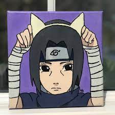 Reserved Do Not Buy Itachi W Cat Ears Painting Depop See over 136,627 cat ears images on danbooru. reserved do not buy itachi w cat ears painting
