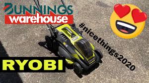 Sometimes, barry says, he even charges the lawnmower batteries from his car. The Best Lawnmower From Bunnings Ryobi 36v Electric Youtube