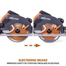 With 15 amps behind you you'll rip through the largest pieces like a hot knife through butter. Evolution 15 Amp Corded 7 1 4 Circular Saw Kit With 40 Guide Track At Menards