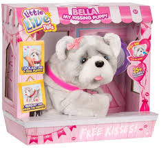 amazon com bella my kissing puppy dog interactive little live pet exclusive gateway little live pets pets baby girl toys
