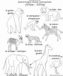 Download Coloring Book In Spanish Inspirational List 10 Animals In Spanish African Animals Coloring Pages Coloring Books