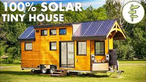 How many solar panels to power a house off grid. Super High Tech Off Grid Tiny House For Sustainable Living Net Zero Energy Home Youtube