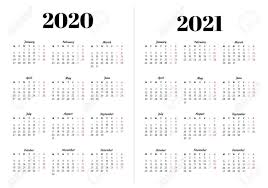 Calendar 2020 2021 Year Black And White Vector Template Basic Grid Pocket Square Calender Ready Desi In 2020 App Design Inspiration App Design Illustration Design